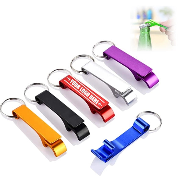 Metal Bottle Opener Keyring