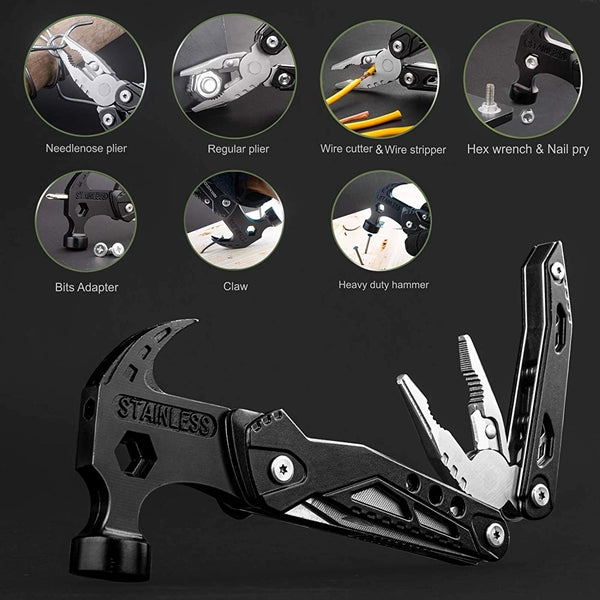 14 in 1 Multi tool Hammer with Pliers