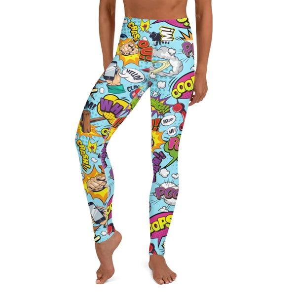 Dye Sublimated Full Length Yoga Pants Leggings