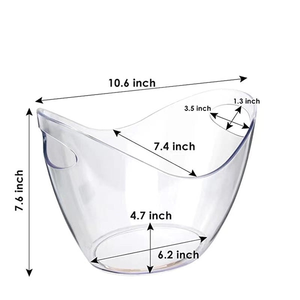 Acrylic Champagne Wine Ice Bucket