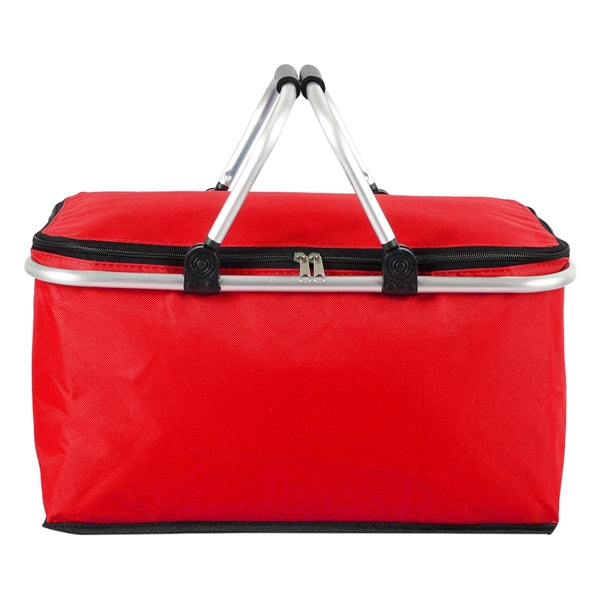 Outdoor Insulated Camping Foldable Picnic Basket with Lid