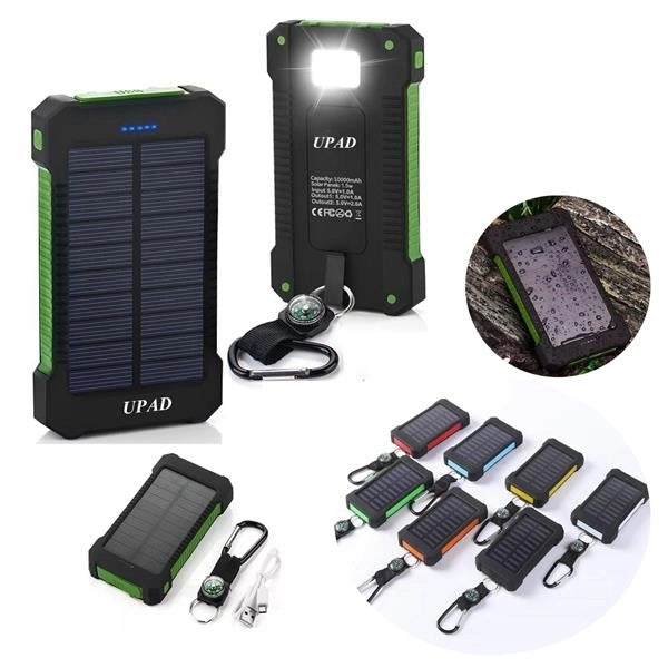 10000 mAh Solar Energy Power Bank