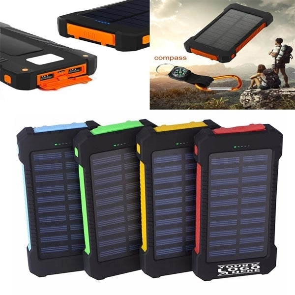 10000 mAh Solar Energy Power Bank