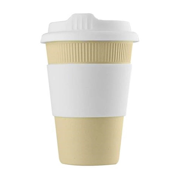 Earth-Friendly 12oz Bamboo Fiber Coffee Cup
