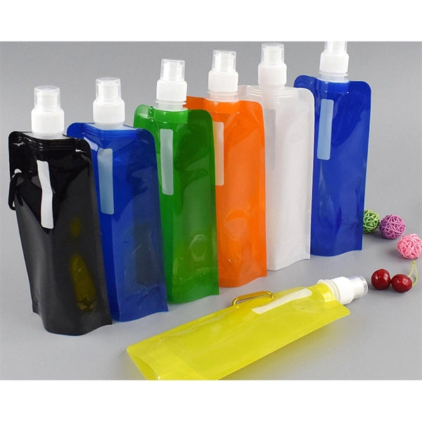 16oz Portable Collapsible Water Pouch