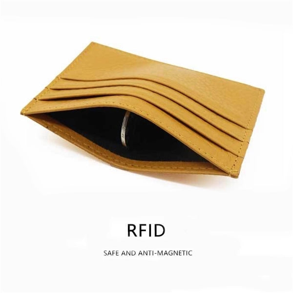 Genuine Leather Slim Card Case Wallet
