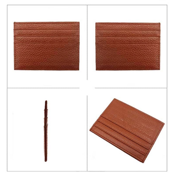 Genuine Leather Slim Card Case Wallet