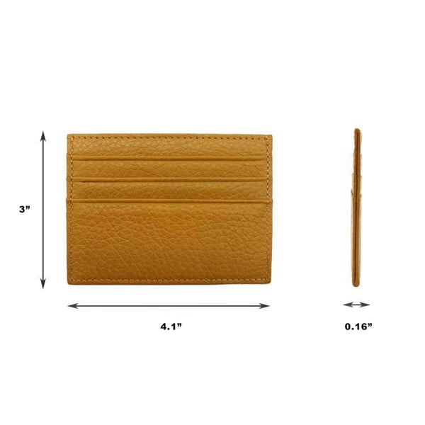 Genuine Leather Slim Card Case Wallet