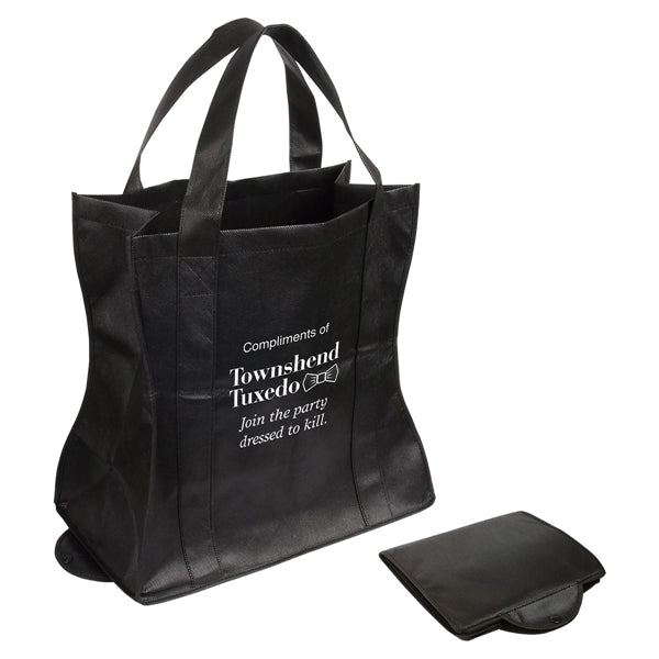 Wave Rider Non-Woven Folding Tote