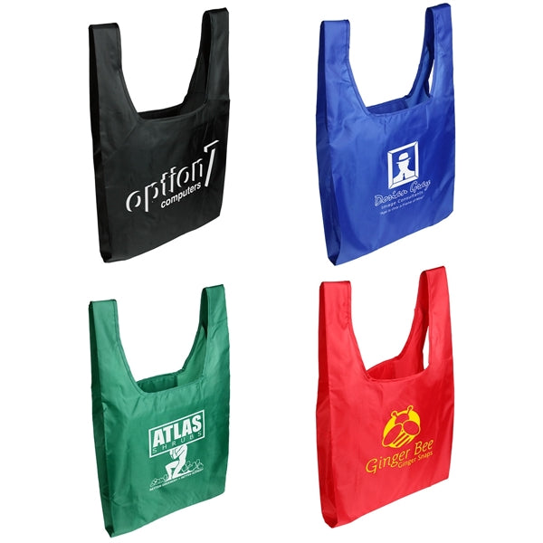 Tide Twister Polyester Folding Tote Bag