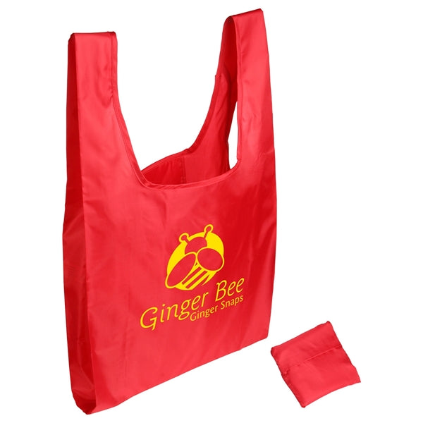 Tide Twister Polyester Folding Tote Bag