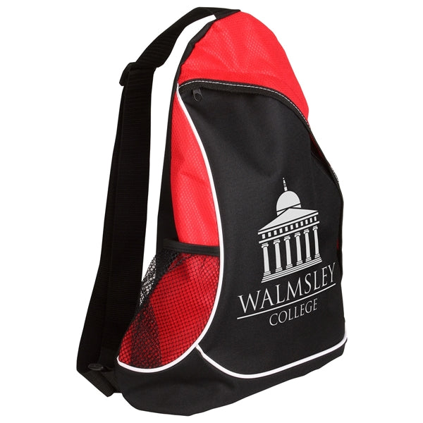 Natural Curve Non-Woven/Polyester Sling Backpack