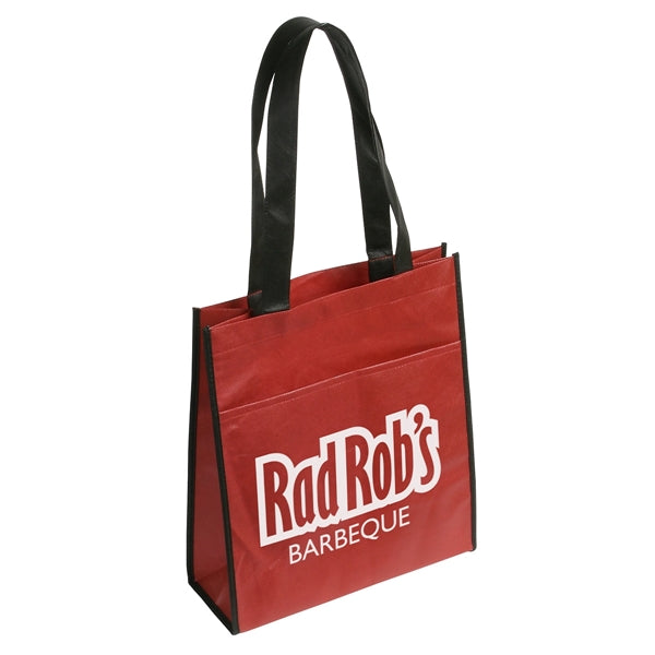 Peak Non-Woven Tote Bag with Pocket