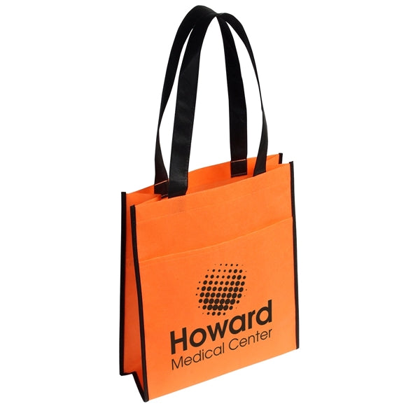 Peak Non-Woven Tote Bag with Pocket