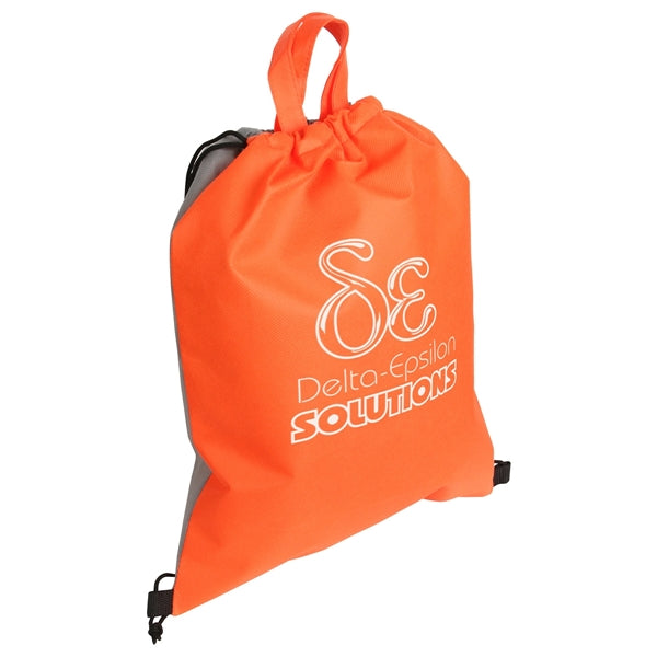 Glide Right Non-Woven Drawstring Backpack