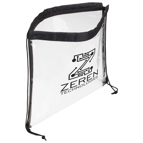 Clear Vinyl Bag with Drawstring