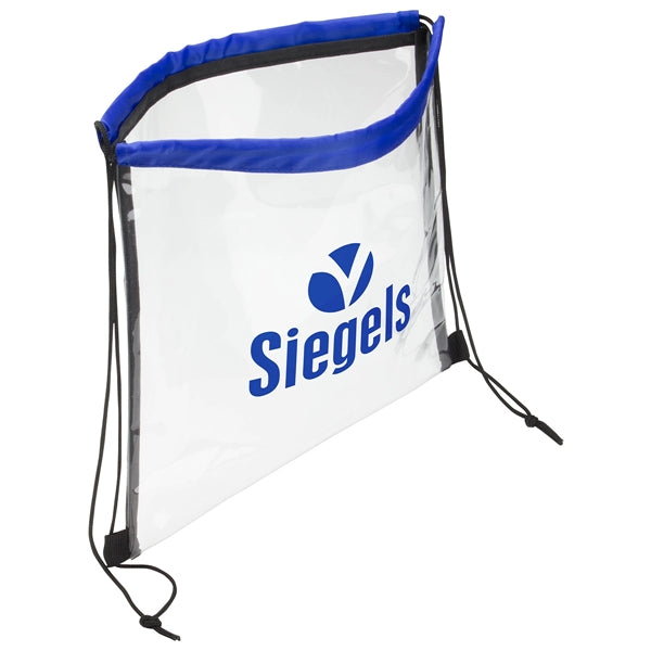 Clear Vinyl Bag with Drawstring