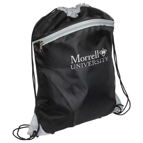 Cyclone Mesh Curve Polyester Drawstring Backpack