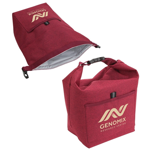 Bellevue Heathered Polyester Insulated Lunch Tote