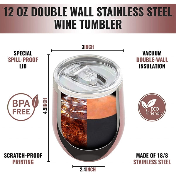 12 oz. Egg Shaped Tumbler