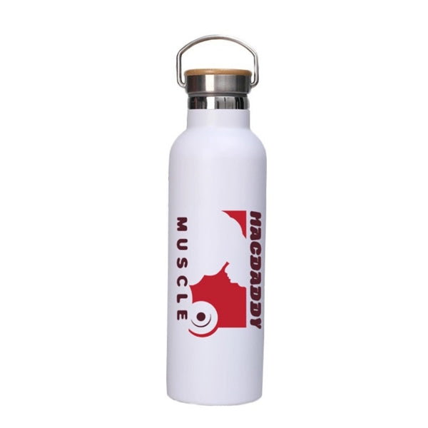 20 oz Vacuum Insulated Bottle with bamboo lid