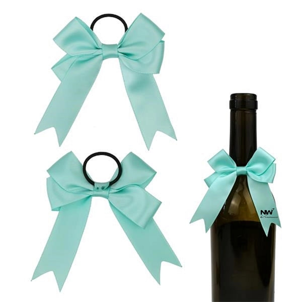 Ribbon Bow For Wine Bottles