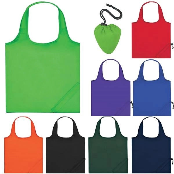Classy Foldaway Drawstring Tote Bag