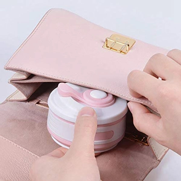 Eco-Friendly Collapsible Silicone Travel Cup with Leak-Proof
