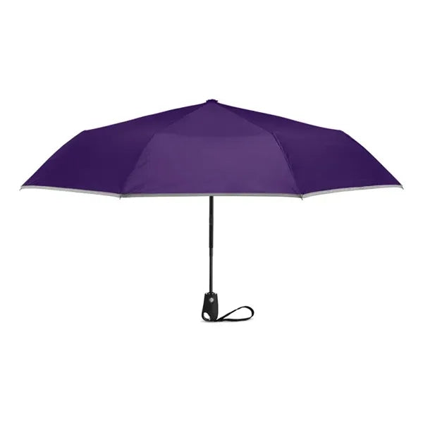 42" Auto Open Umbrella With Reflective Trim