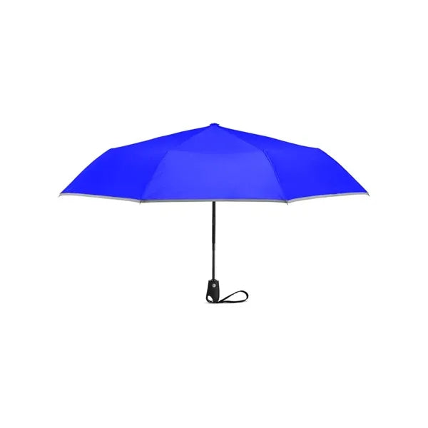 42" Auto Open Umbrella With Reflective Trim
