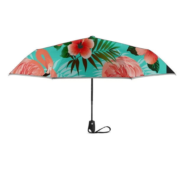 42" Auto Open Umbrella With Reflective Trim