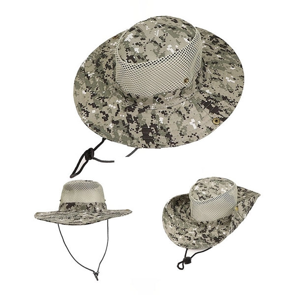 UV Protection Camouflage Fisherman Hats