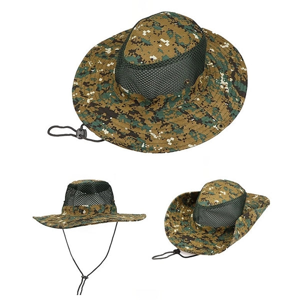UV Protection Camouflage Fisherman Hats