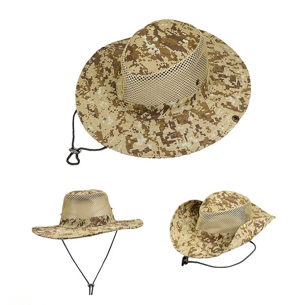 UV Protection Camouflage Fisherman Hats