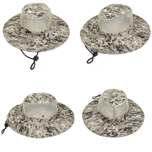 UV Protection Camouflage Fisherman Hats