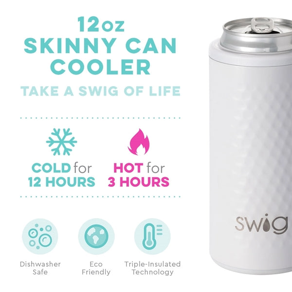 Swig Life Golf Partee 12oz Skinny Can Cooler