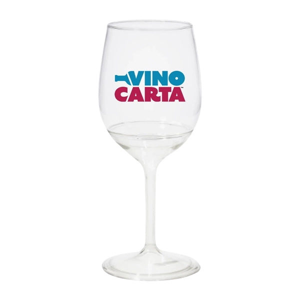 14 oz. Stemmed Plastic Wine Glass (Detachable)