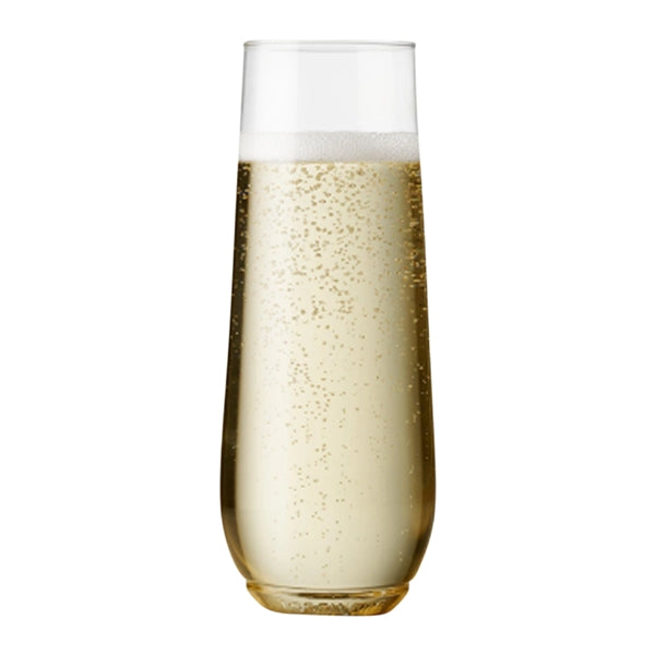 9oz Plastic Stemless Champagne Flute