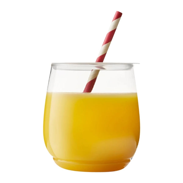 12oz Plastic Stemless Wine Glass