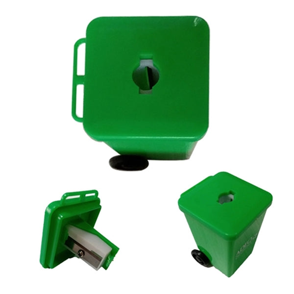 Garbage Can Type Pencil Sharpener 1.6" x 1.5" x 2.3"