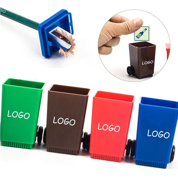 Garbage Can Type Pencil Sharpener 1.6" x 1.5" x 2.3"
