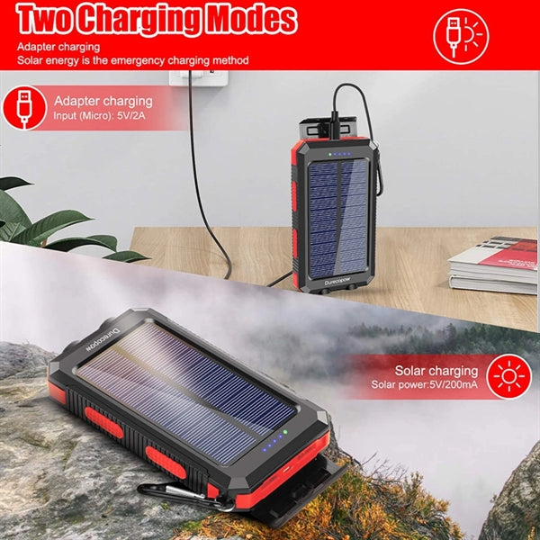 8000Mah Portable Solar Charger