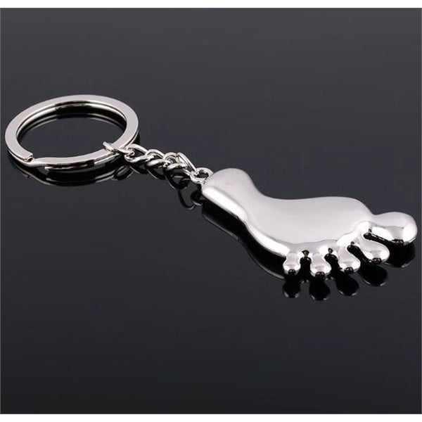 Feet Shaped Key Chain