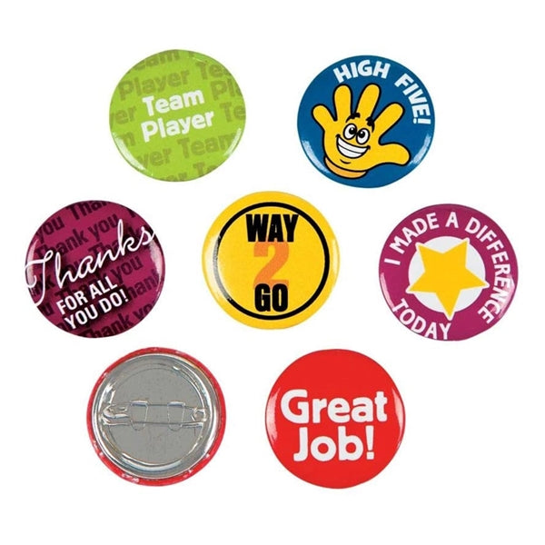 Recognition Pins Badges for Kids or Workers
