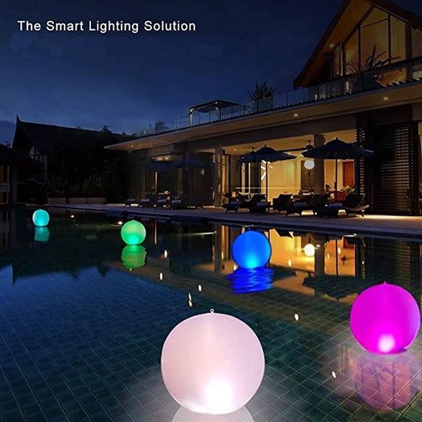 16" Inflatable Light Up LED Beach Ball with Remote