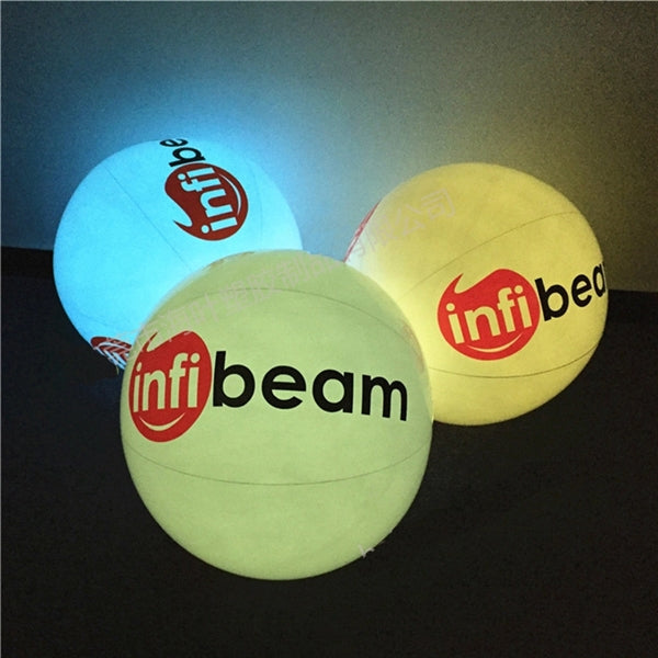 16" Inflatable Light Up LED Beach Ball with Remote