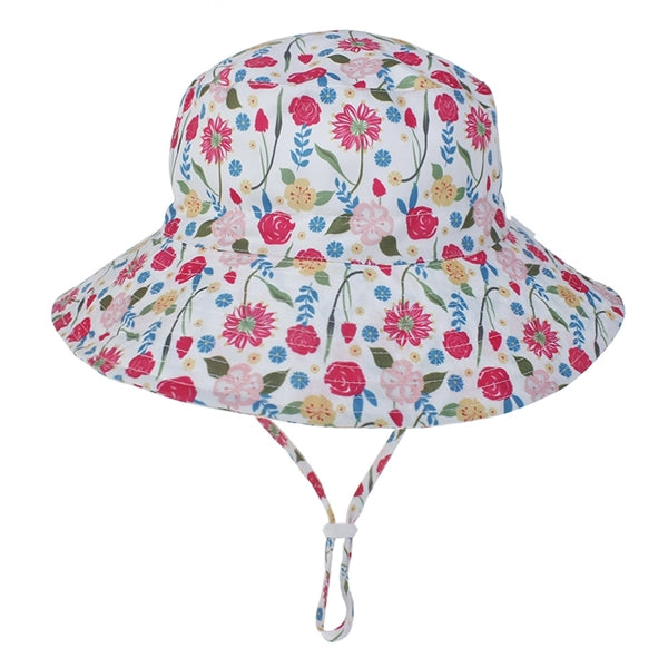 Toddler Sun Cap Bucket Hat w/ Wide Brim