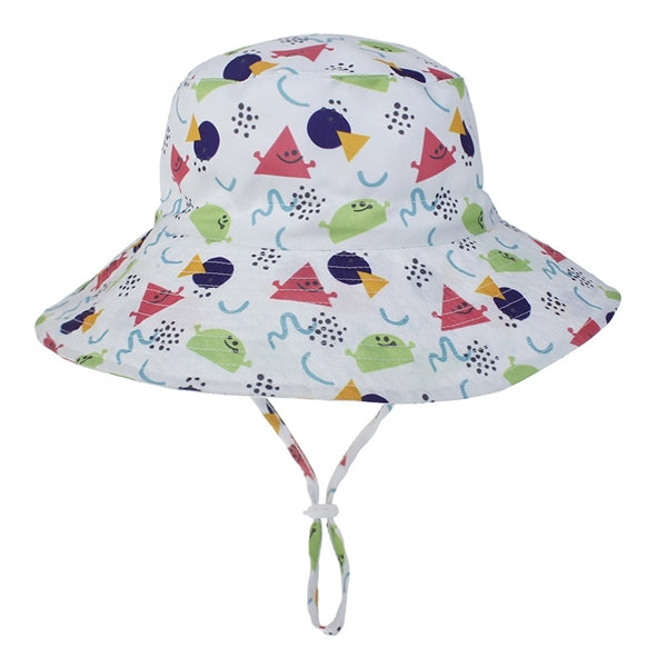 Toddler Sun Cap Bucket Hat w/ Wide Brim