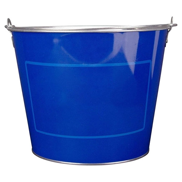 Logo 5Qt Galvanized Ice Bucket Round Metal Tub
