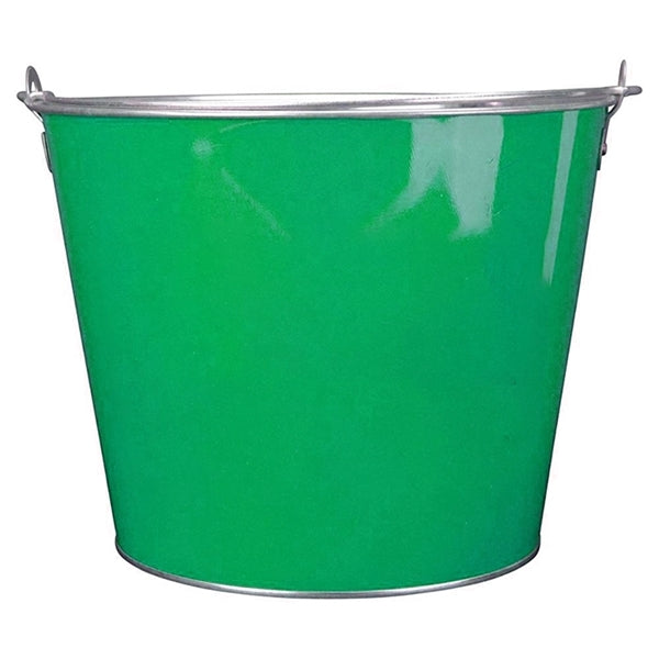 Logo 5Qt Galvanized Ice Bucket Round Metal Tub